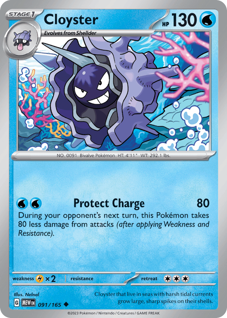 Cloyster, 151 91