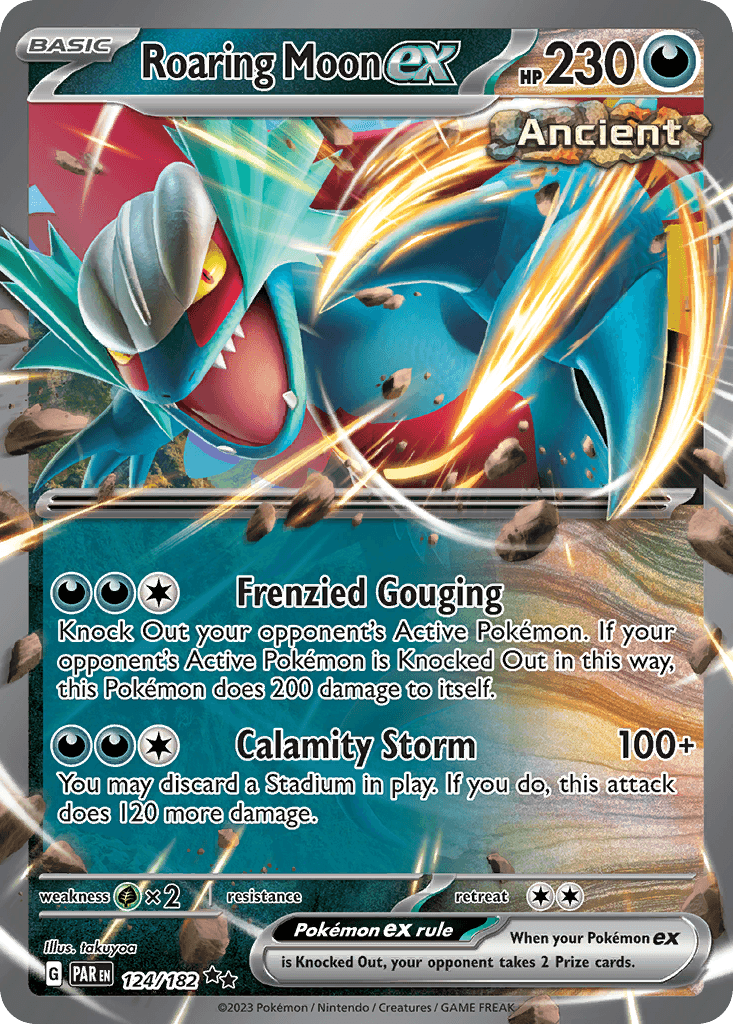 Roaring Moon ex, Paradox Rift 124