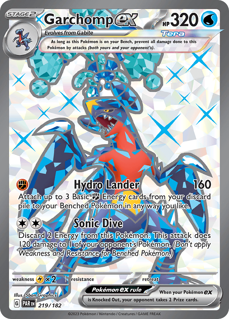 Garchomp ex, Paradox Rift 219