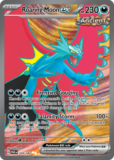 Roaring Moon ex, Paradox Rift 229