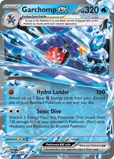 Garchomp ex, Paradox Rift 38