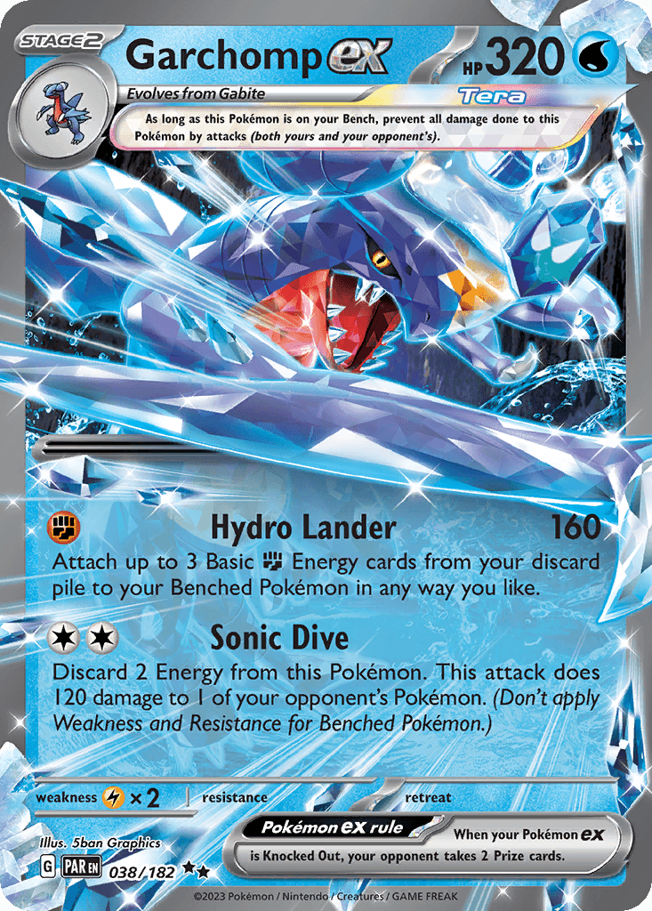 Garchomp ex, Paradox Rift 38
