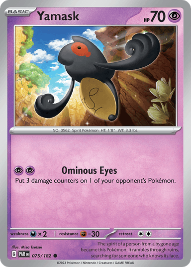 Yamask, Paradox Rift 75