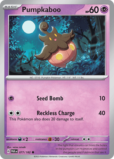Pumpkaboo, Paradox Rift 77