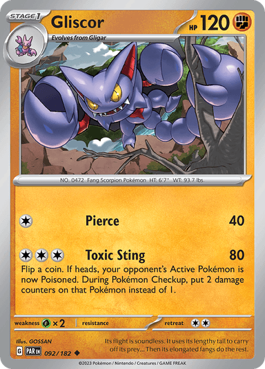 Gliscor, Paradox Rift 92