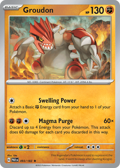 Groudon, Paradox Rift 93