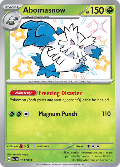 Abomasnow, Paldean Fates 101