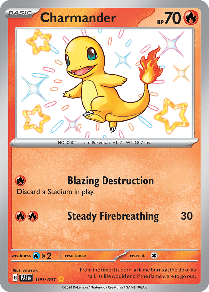 Charmander, Paldean Fates 109