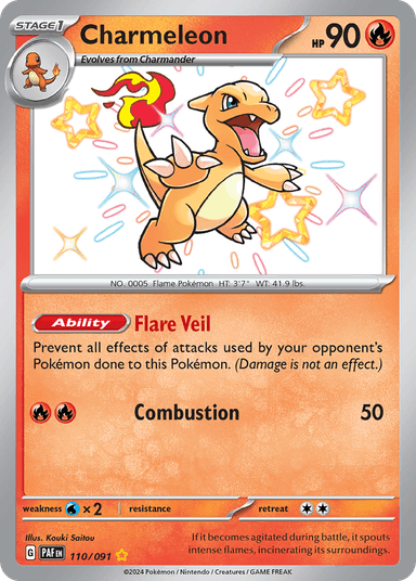 Charmeleon, Paldean Fates 110