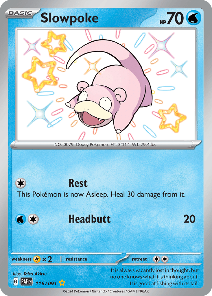 Slowpoke, Paldean Fates 116