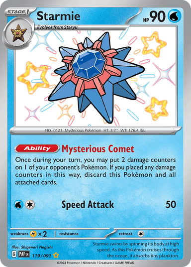 Starmie, Paldean Fates 119