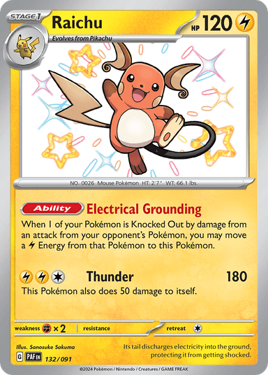 Raichu, Paldean Fates 132