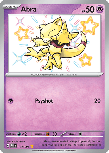 Abra, Paldean Fates 148