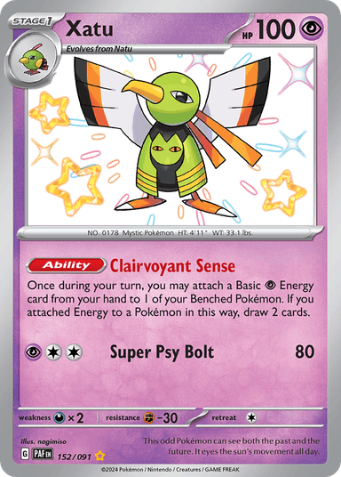 Xatu, Paldean Fates 152
