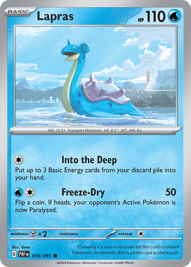 Lapras, Paldean Fates 16