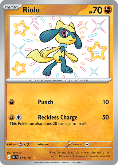 Riolu, Paldean Fates 173