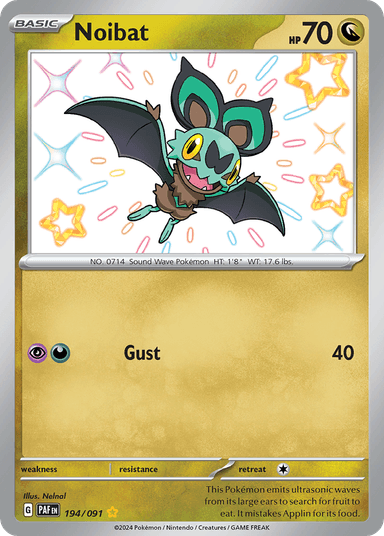 Noibat, Paldean Fates 194