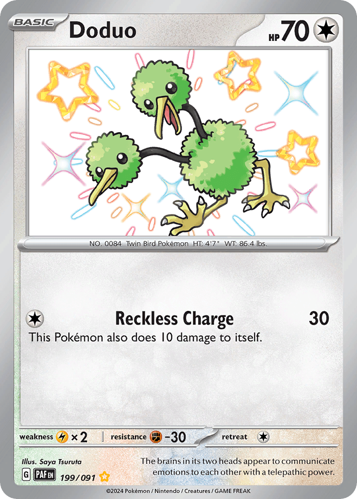 Doduo, Paldean Fates 199
