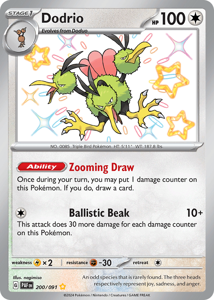 Dodrio, Paldean Fates 200