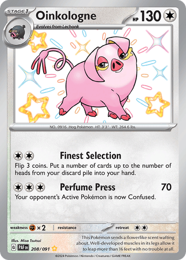 Oinkologne, Paldean Fates 208