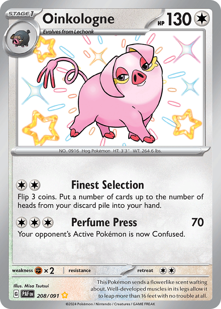 Oinkologne, Paldean Fates 208