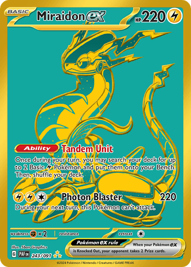 Miraidon ex, Paldean Fates 243