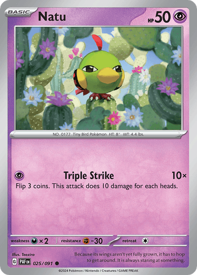 Natu, Paldean Fates 25