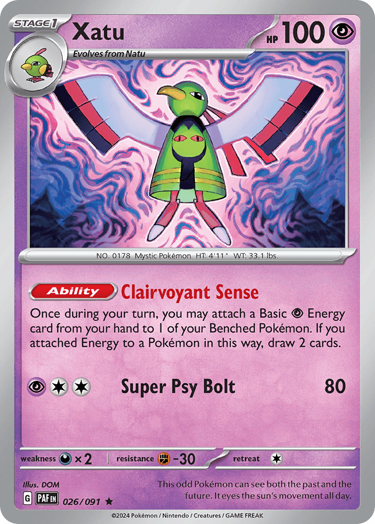 Xatu, Paldean Fates 26