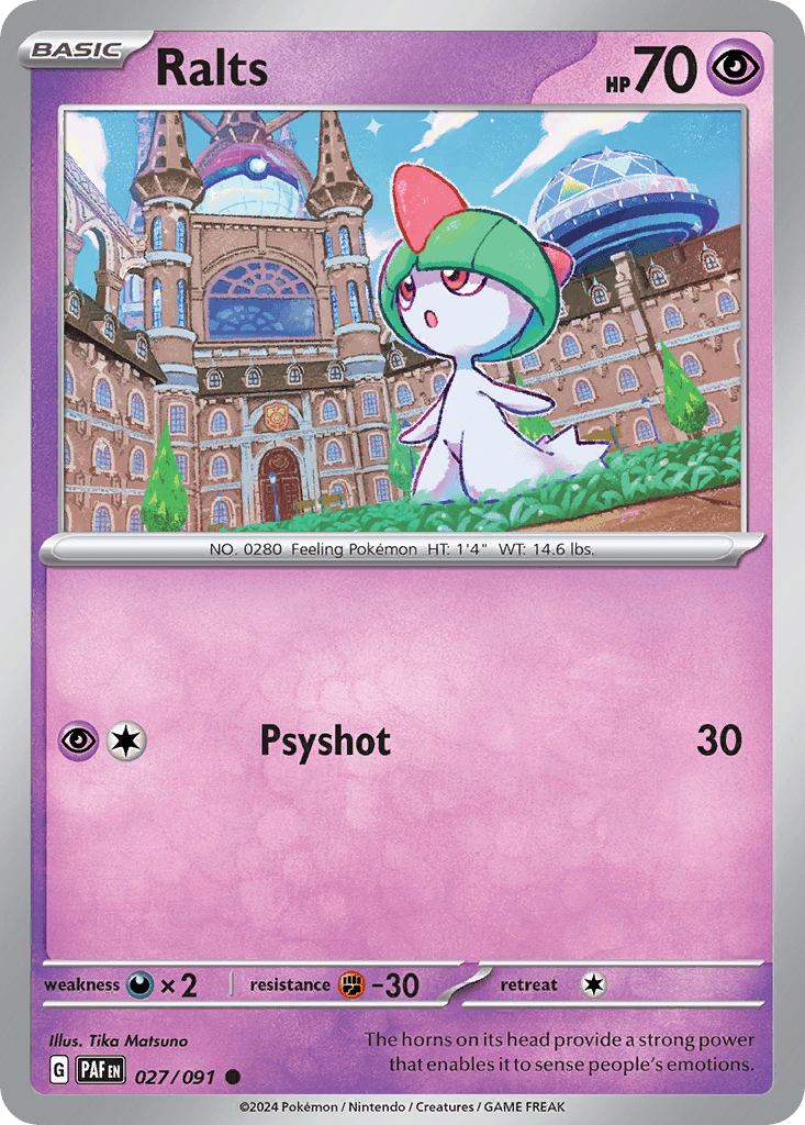 Ralts, Paldean Fates 27