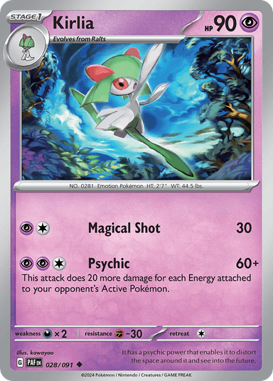 Kirlia, Paldean Fates 28