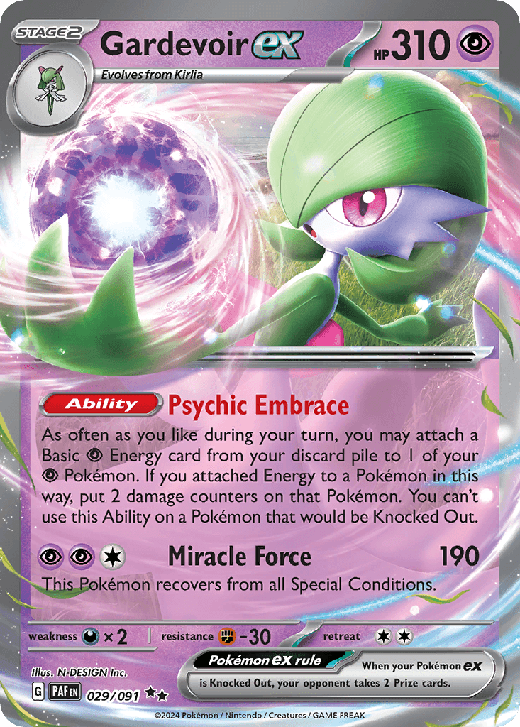 Gardevoir ex, Paldean Fates 29