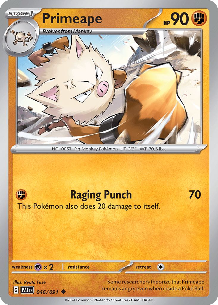 Primeape, Paldean Fates 46