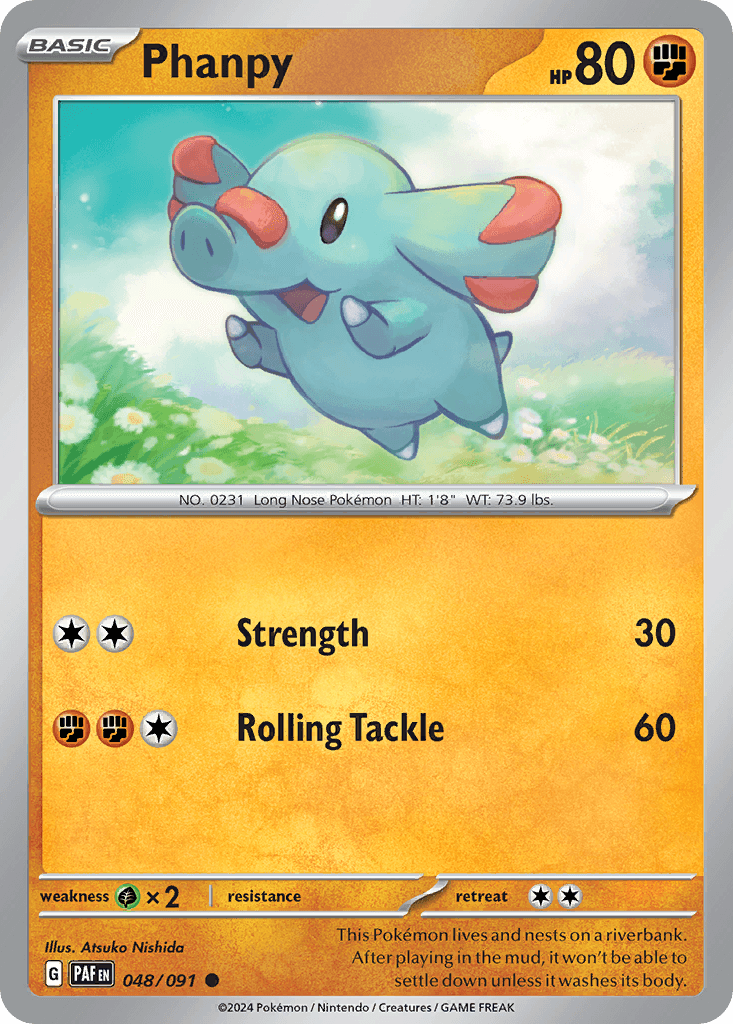 Phanpy, Paldean Fates 48