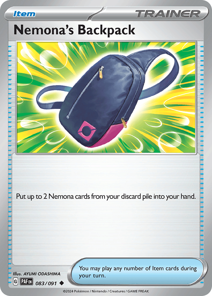 Nemona's Backpack, Paldean Fates 83