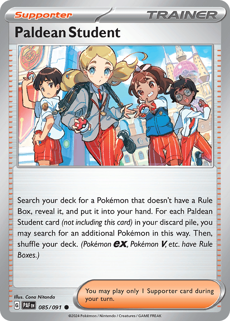 Paldean Student, Paldean Fates 85