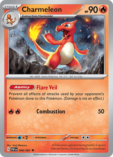 Charmeleon, Paldean Fates 8