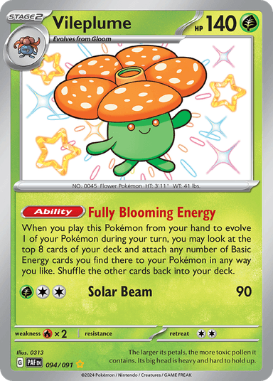 Vileplume, Paldean Fates 94
