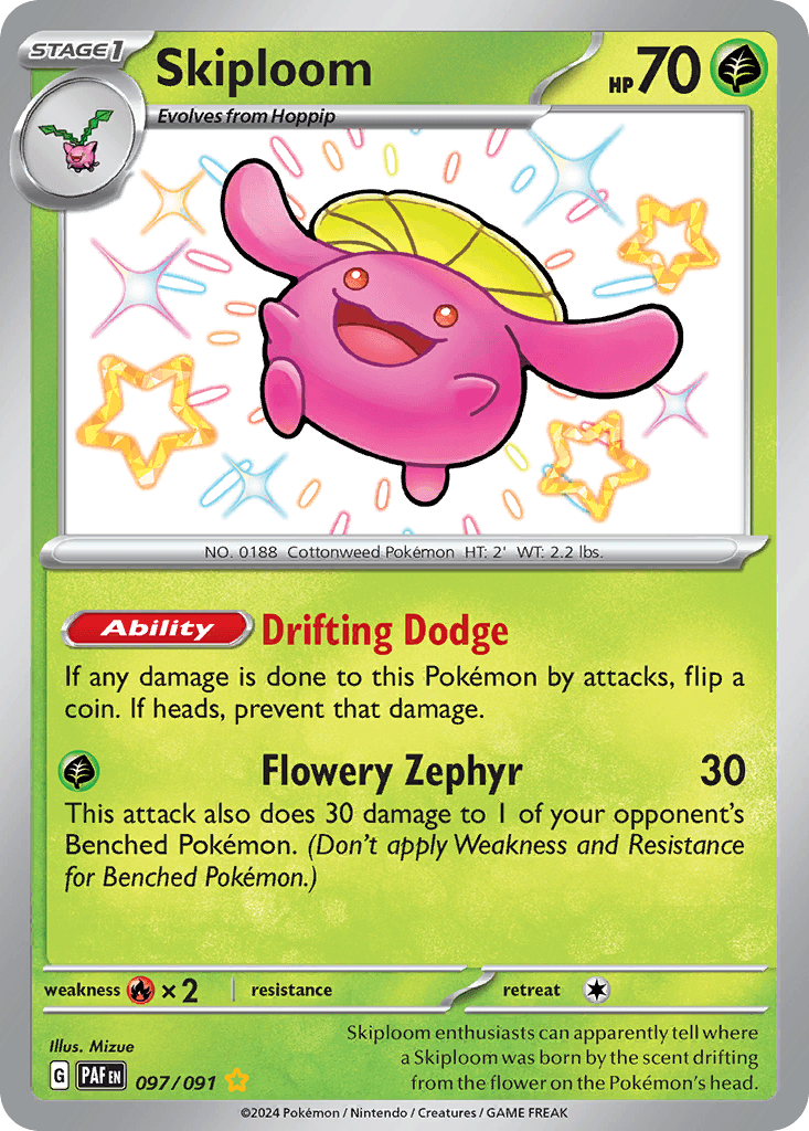 Skiploom, Paldean Fates 97