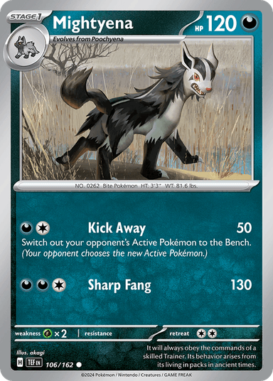 Mightyena, Temporal Forces 106