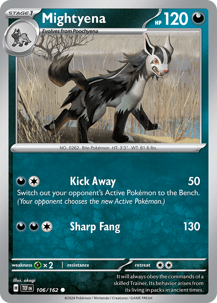 Mightyena, Temporal Forces 106