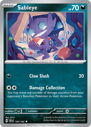 Sableye, Temporal Forces 107