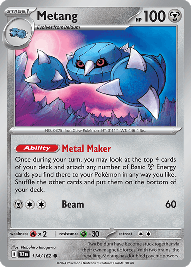 Metang, Temporal Forces 114