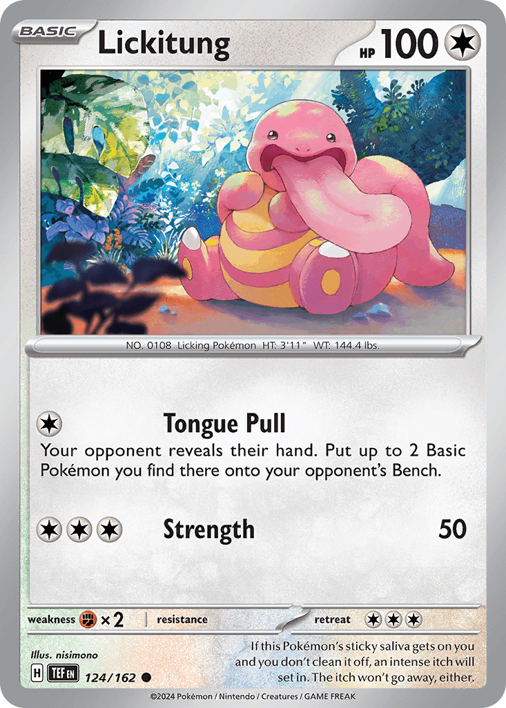 Lickitung, Temporal Forces 124