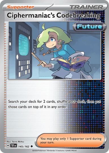 Ciphermaniac's Codebreaking, Temporal Forces 145
