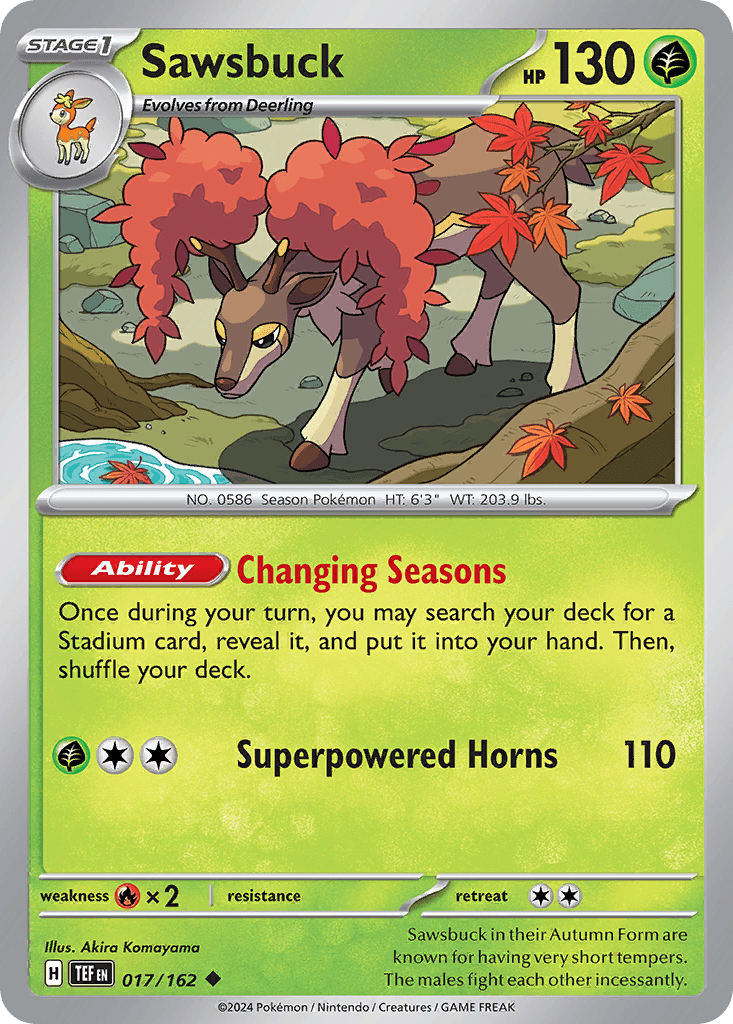 Sawsbuck, Temporal Forces 17