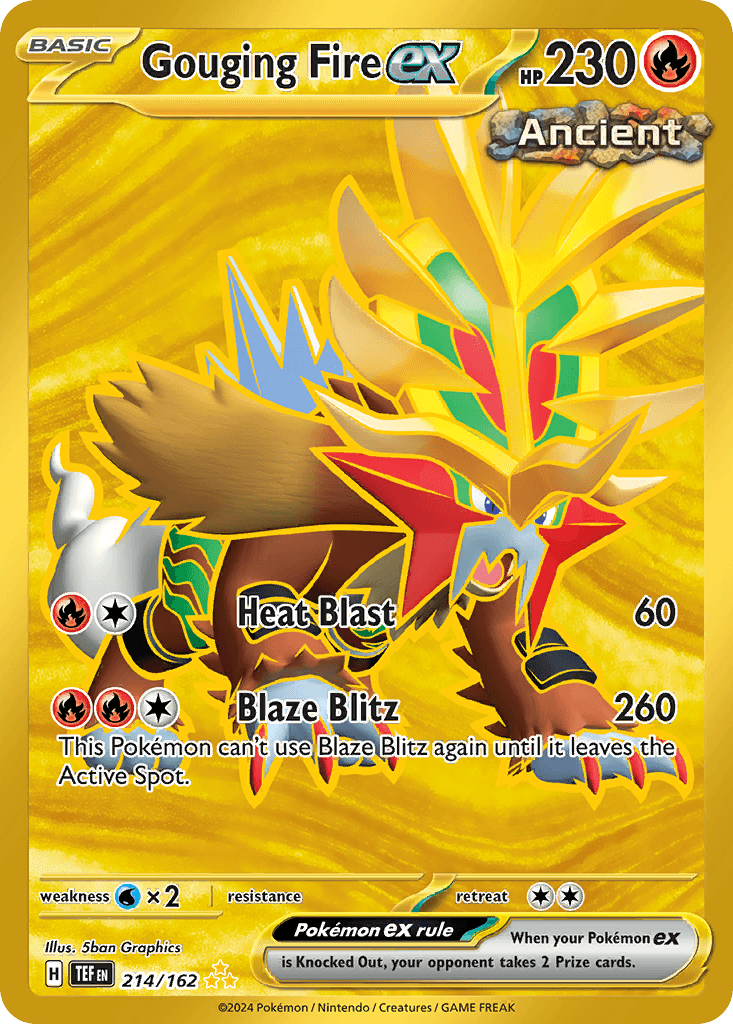 Gouging Fire ex, Temporal Forces 214