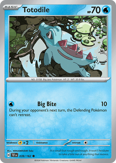 Totodile, Temporal Forces 39