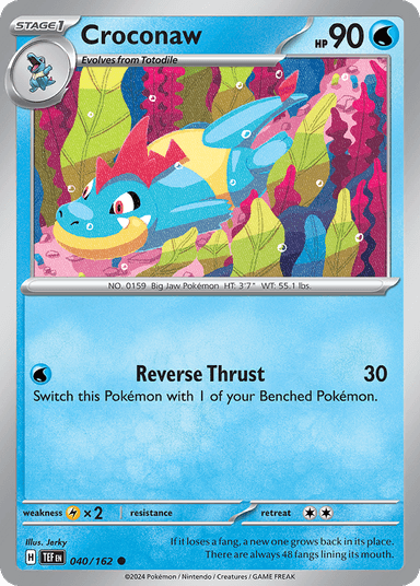 Croconaw, Temporal Forces 40
