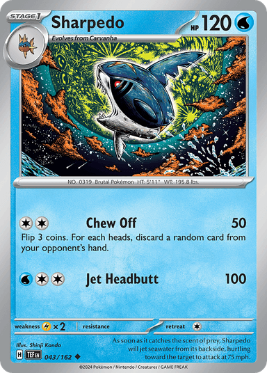 Sharpedo, Temporal Forces 43