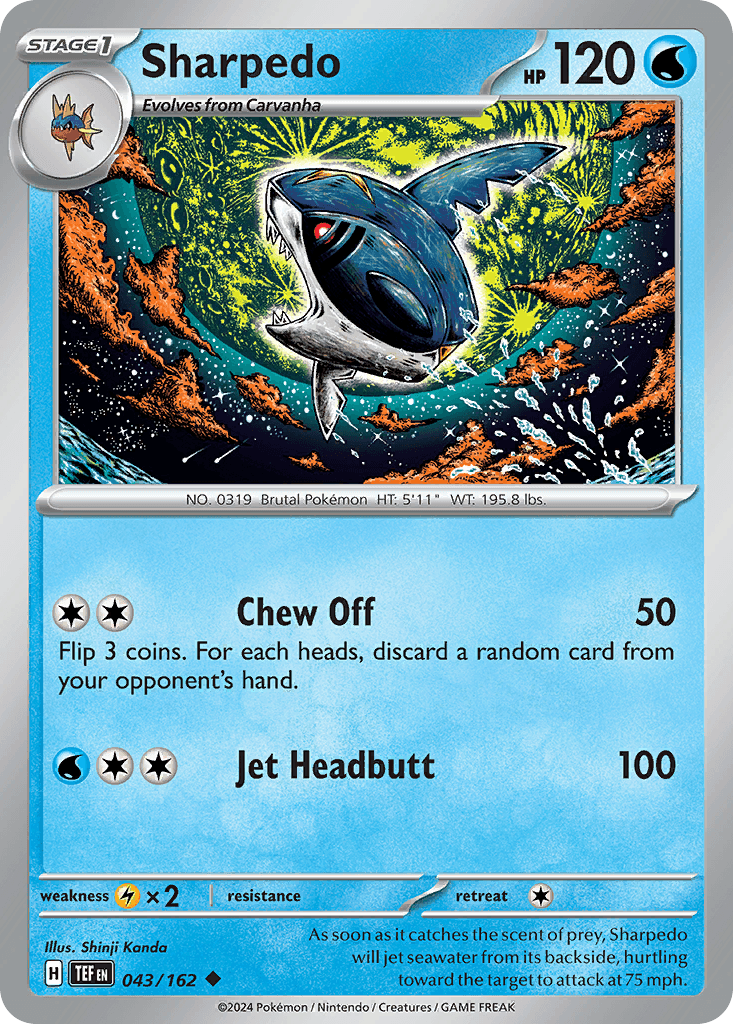 Sharpedo, Temporal Forces 43
